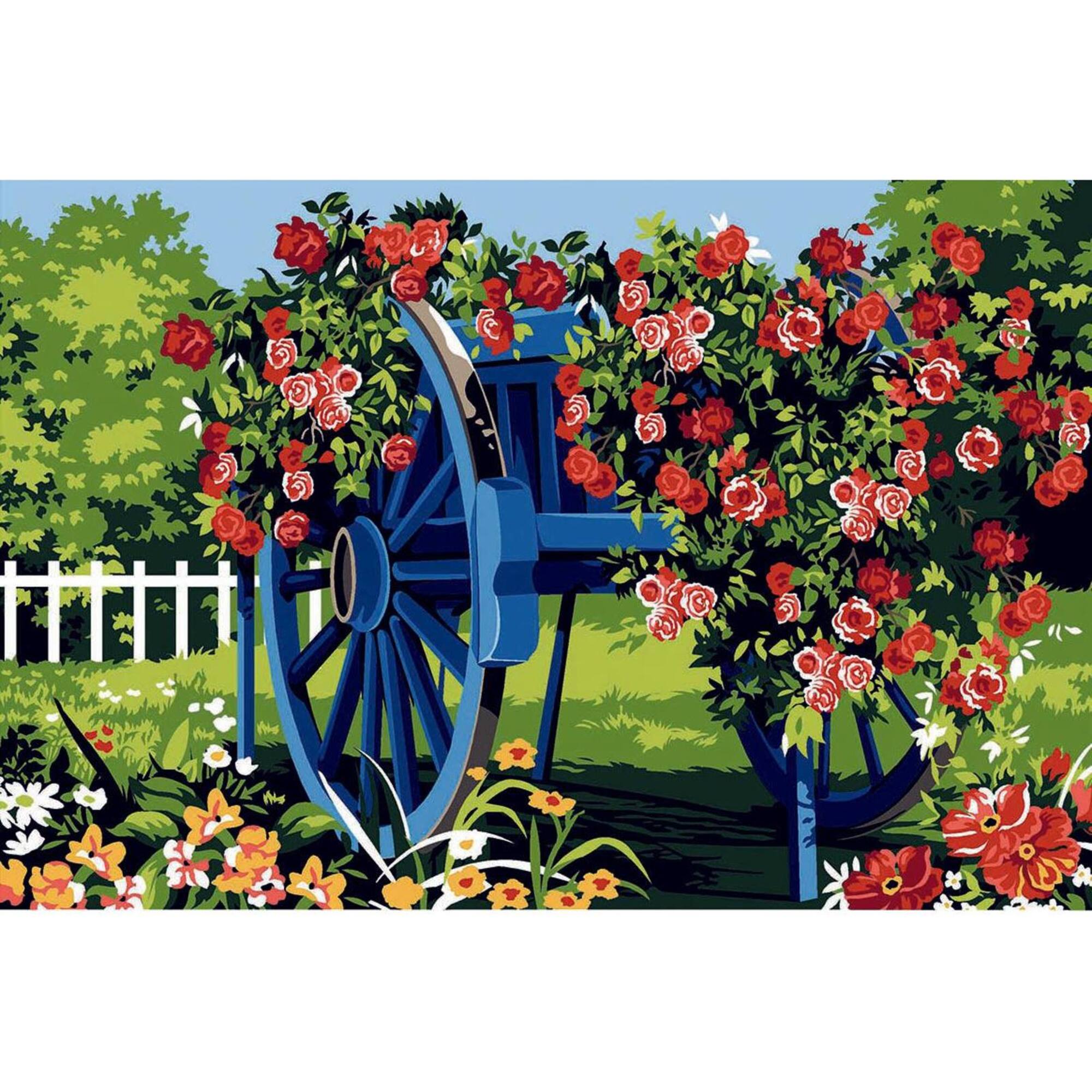 Gobelin Unit The Blue Plough Printed Tapestry Canvas
